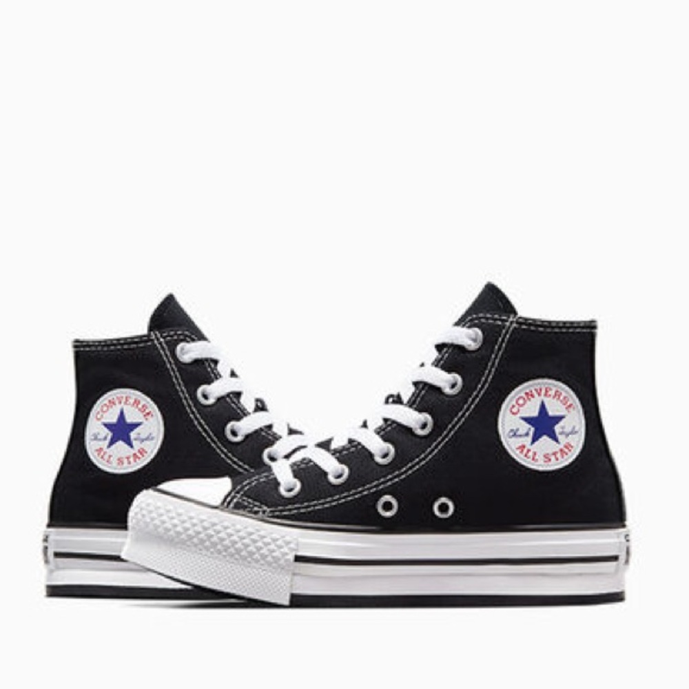 Little Girls Platform Converse Size 12.5